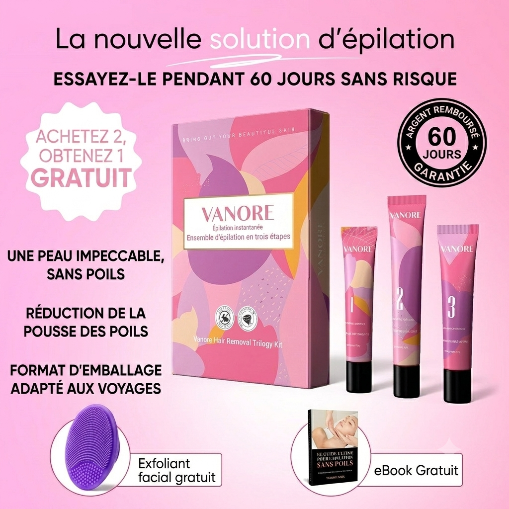 Trio Anti-Poils Longue Durée