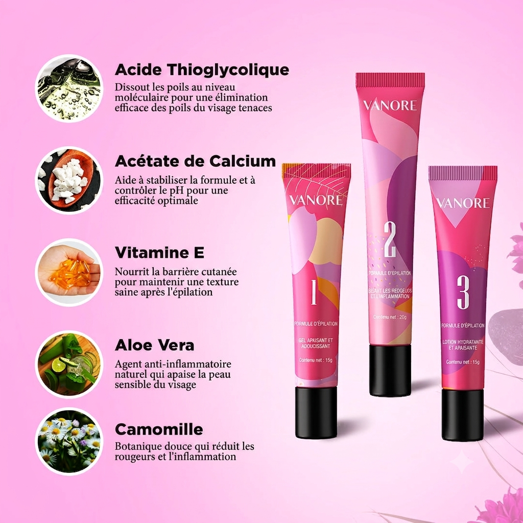 Trio Anti-Poils Longue Durée